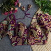 Tew Pure Crepe With Embroidery Work Fancy Partywear Blouse Wholesalers In Delhi